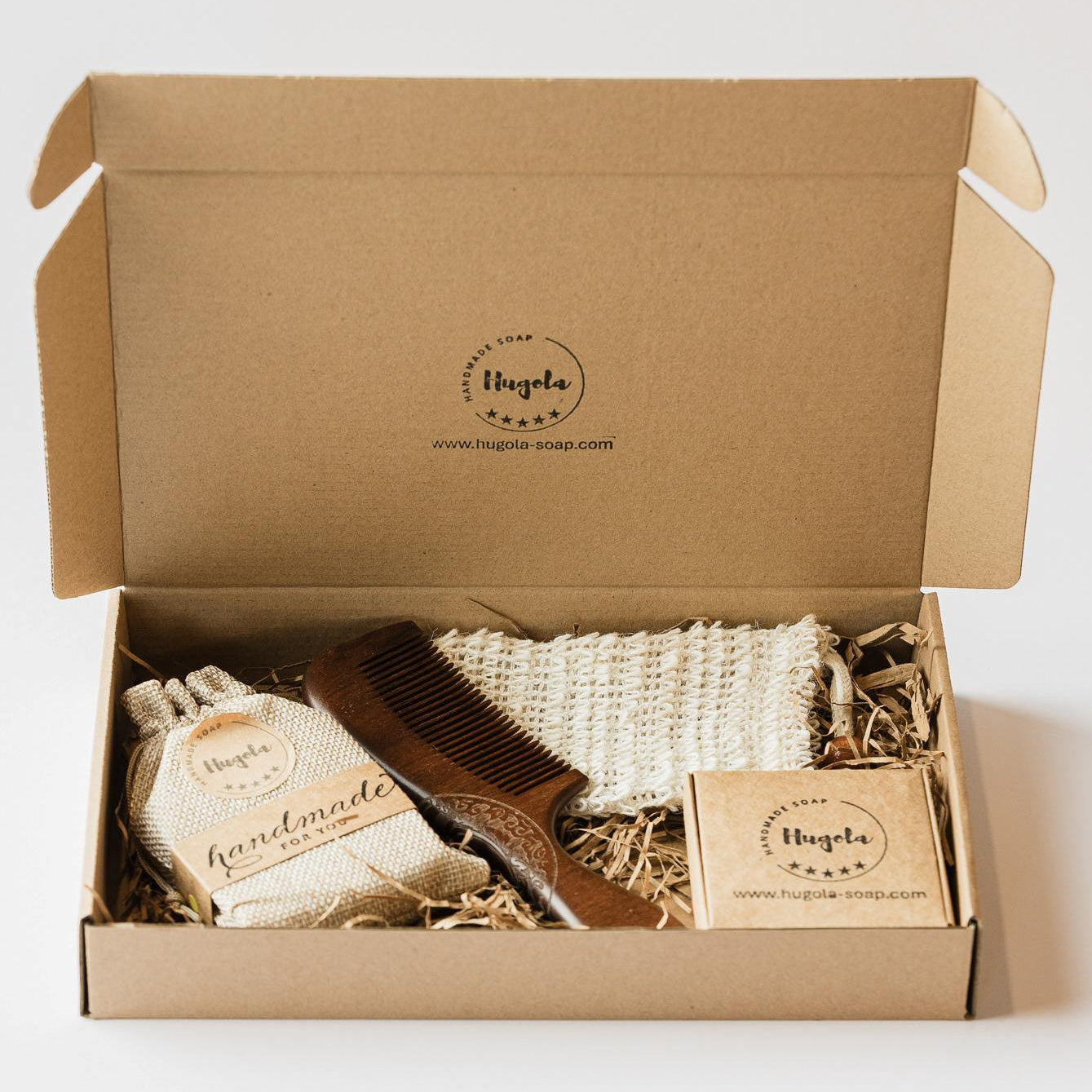 Gift Set Isabelle, handmade natural palm-free soap gift set styled for thoughtful gifting