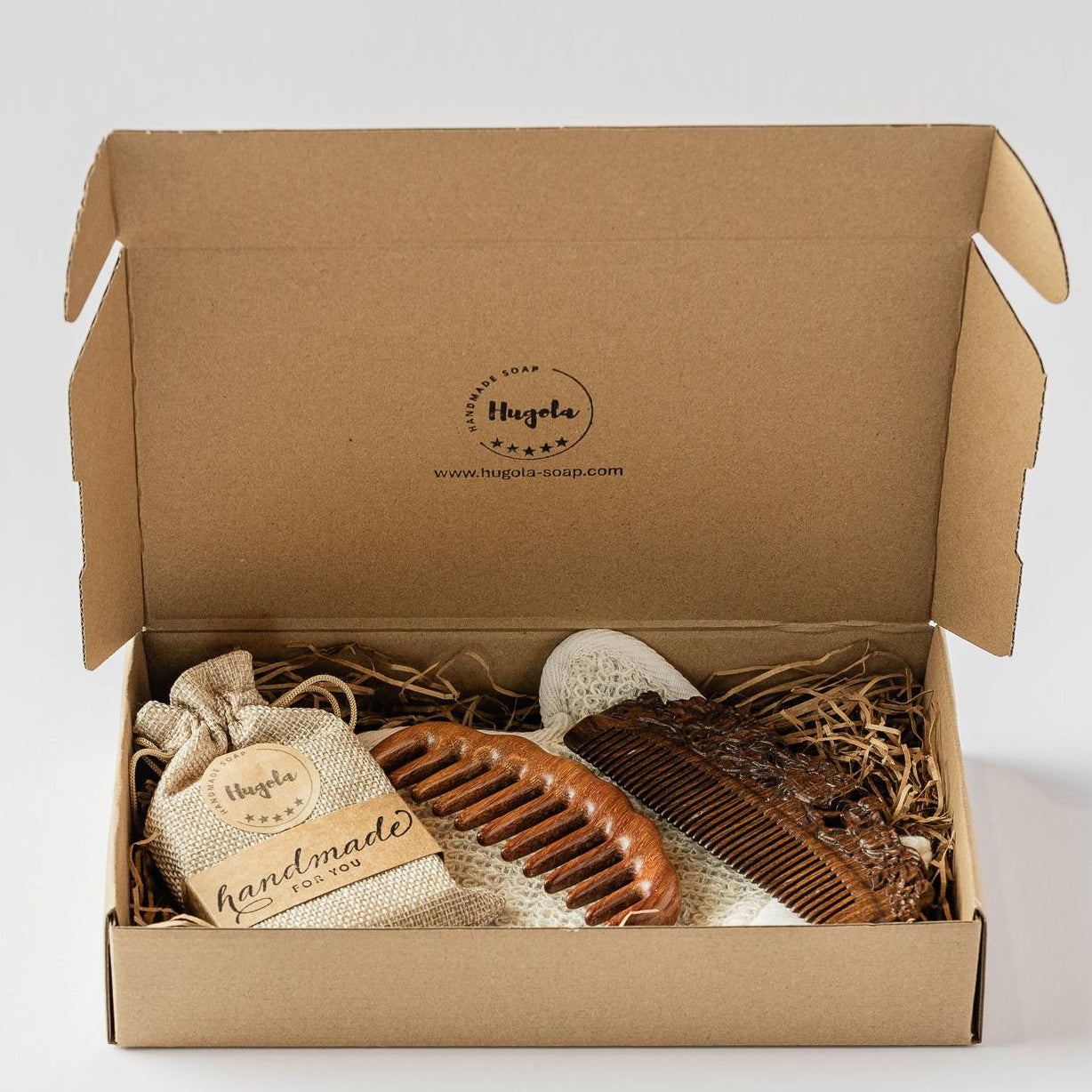 Gift Set Celeste palm‑free handmade soap and self‑care accessories styled for personal pampering