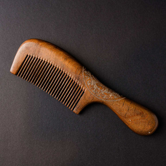 Sandalwood Comb with Engraver