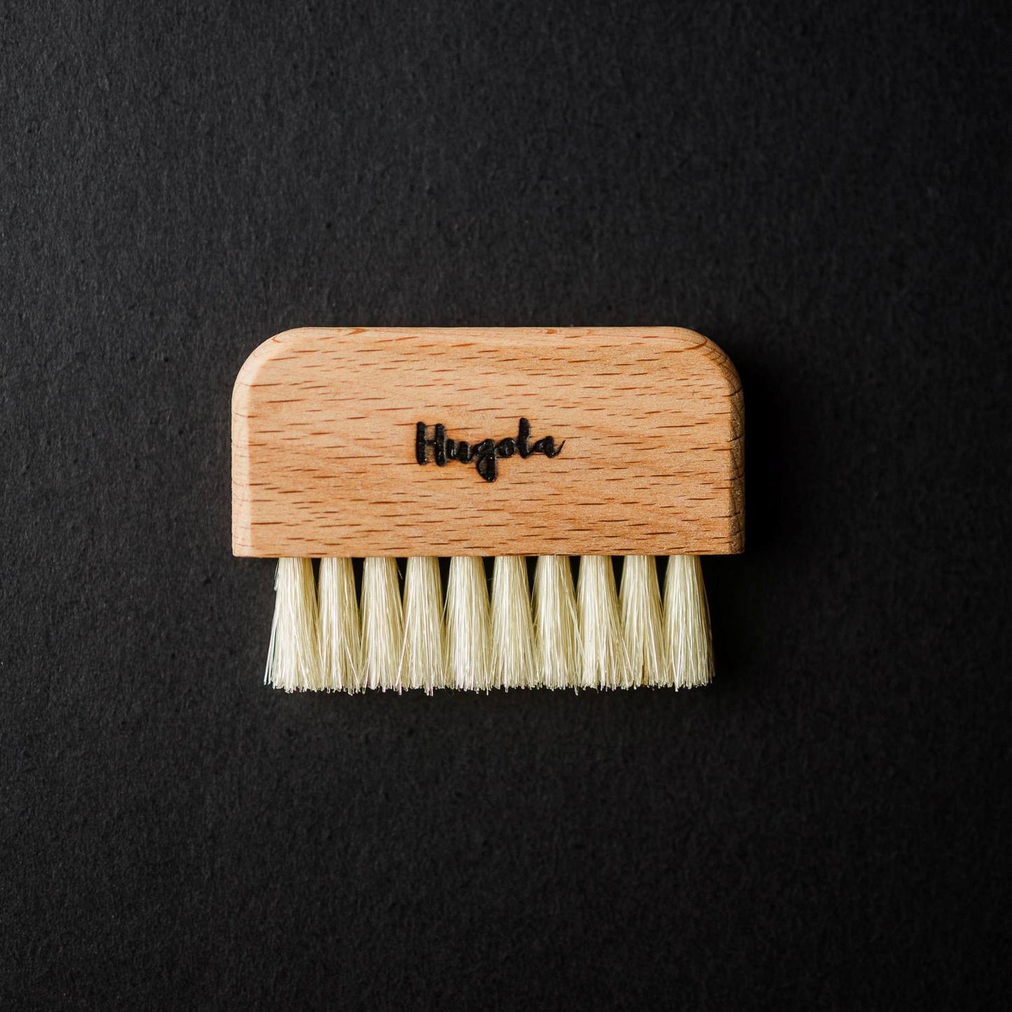 Travel Size Nail Brush, compact wooden brush