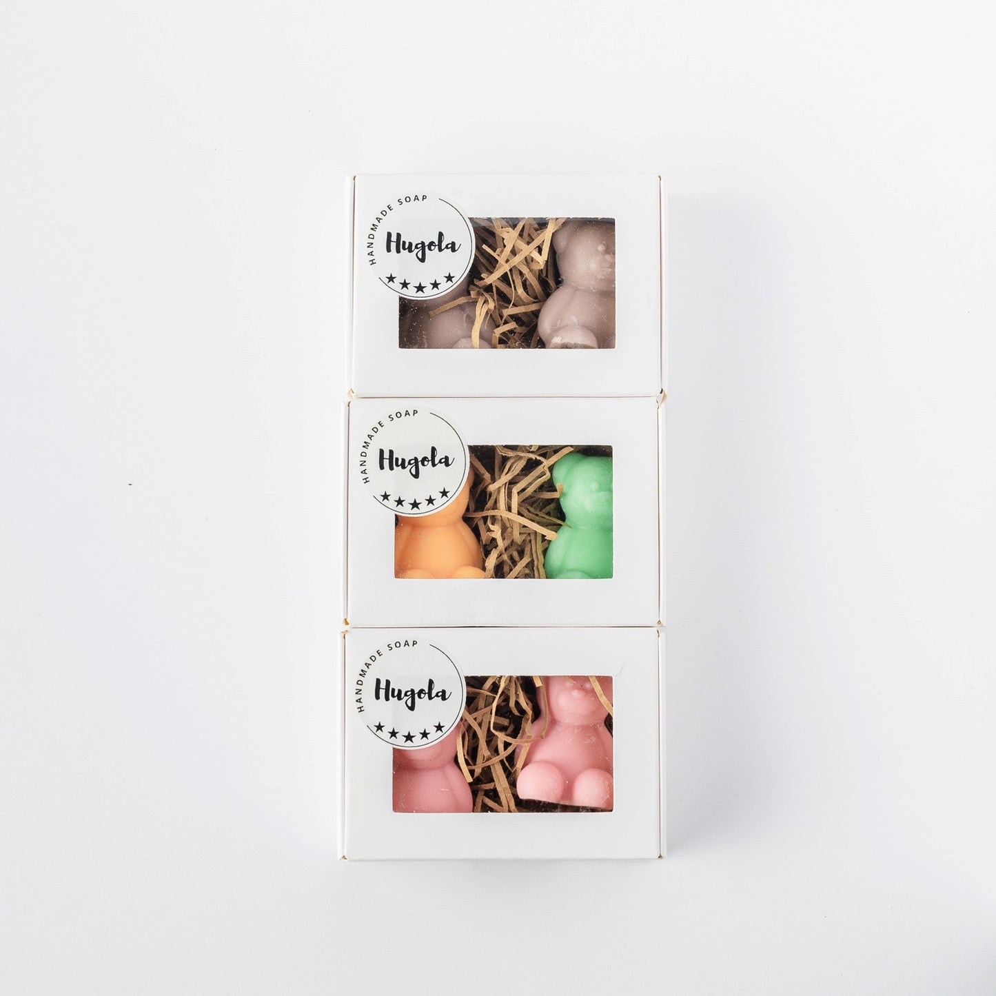 Small Bear Shaped Decorative Soaps (2 pack)