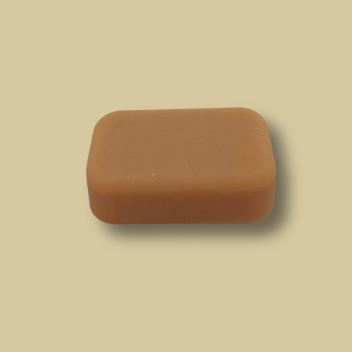 Autumn Radiance travel size handmade soap bar by Hugola – top view