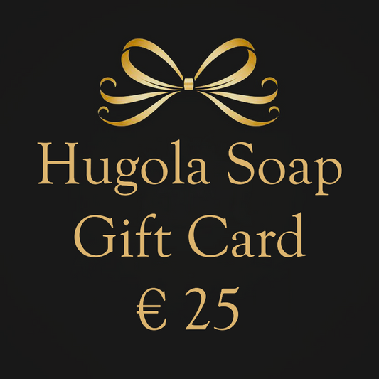 Hugola Soap € 25 gift card background