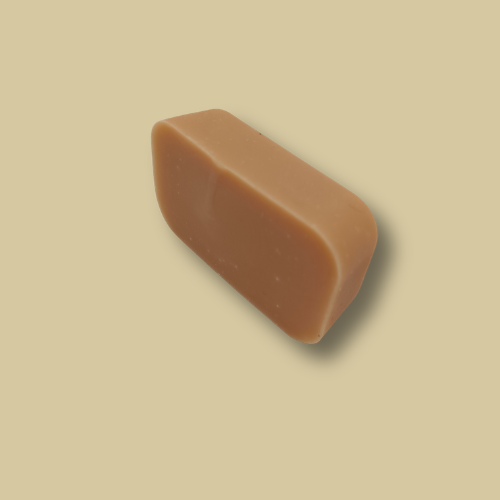Autumn Radience travel size handmade soap bar by Hugola – angled view