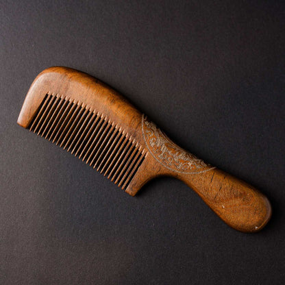Sandalwood Comb with Engraver