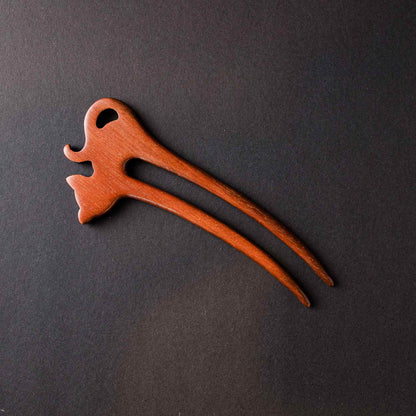 Sandalwood Cat Hair Pin