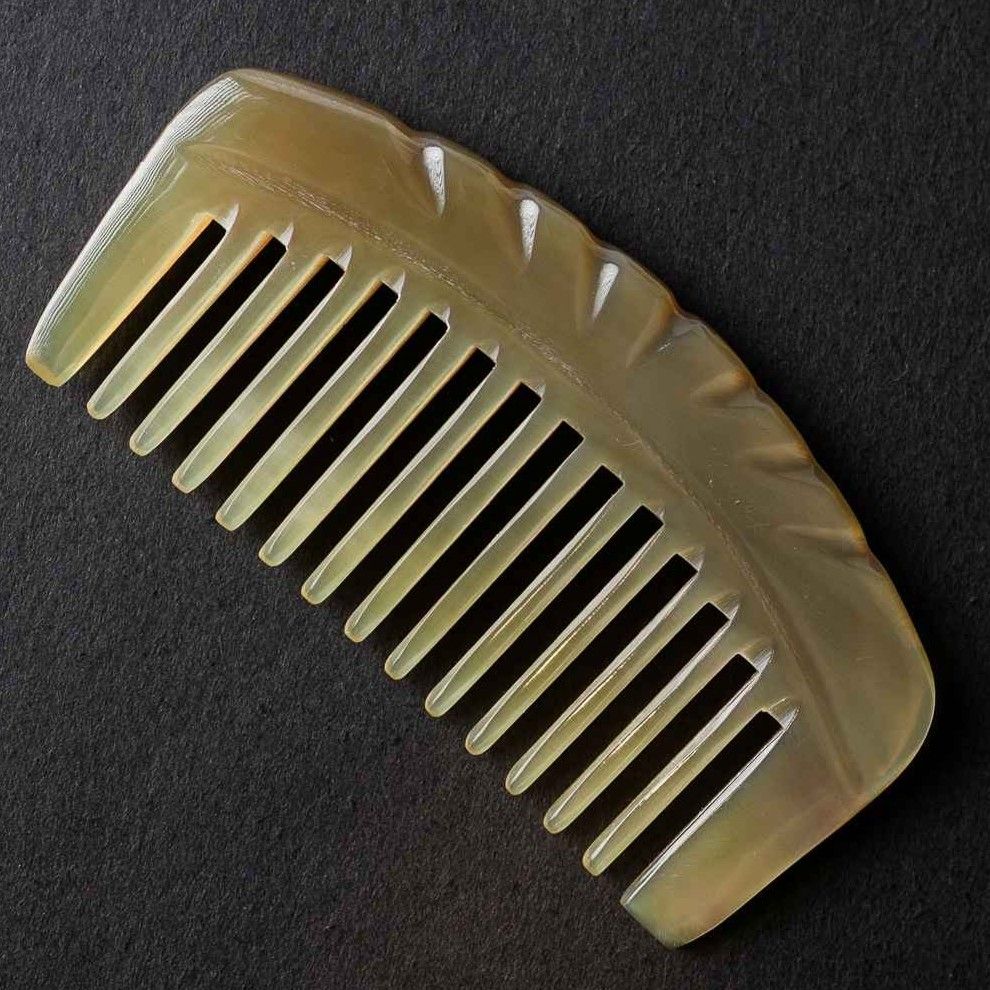 Small Ox Horn Massage Comb