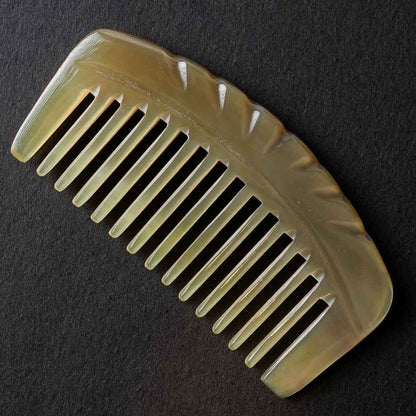 Small Ox Horn Massage Comb