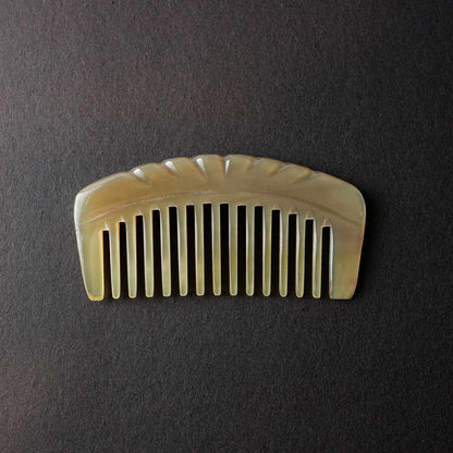 Small Ox Horn Massage Comb