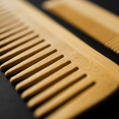 Bamboo Hair Comb 3-piece Set