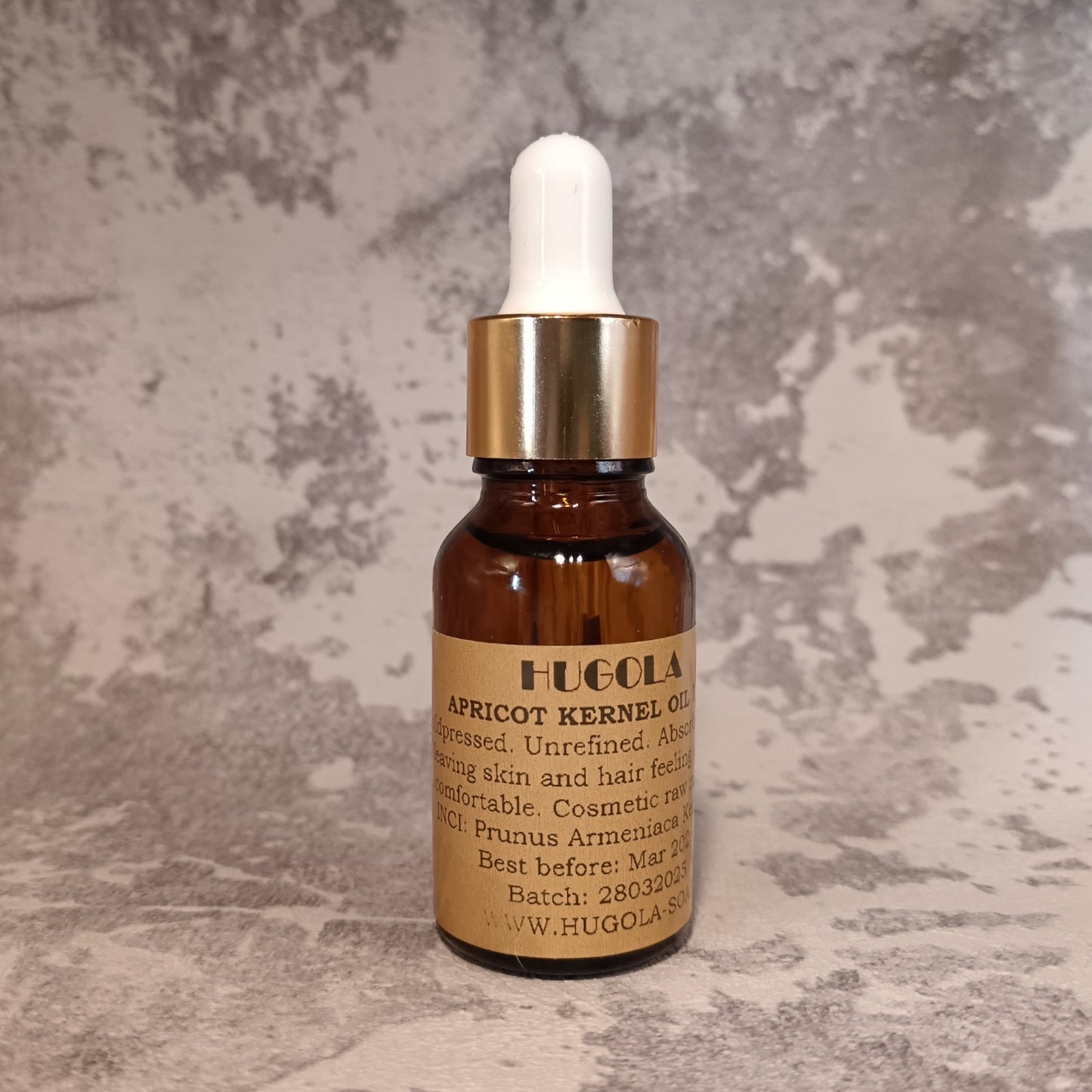 15ml apricot kernel oil dropper bottle for glowing skin