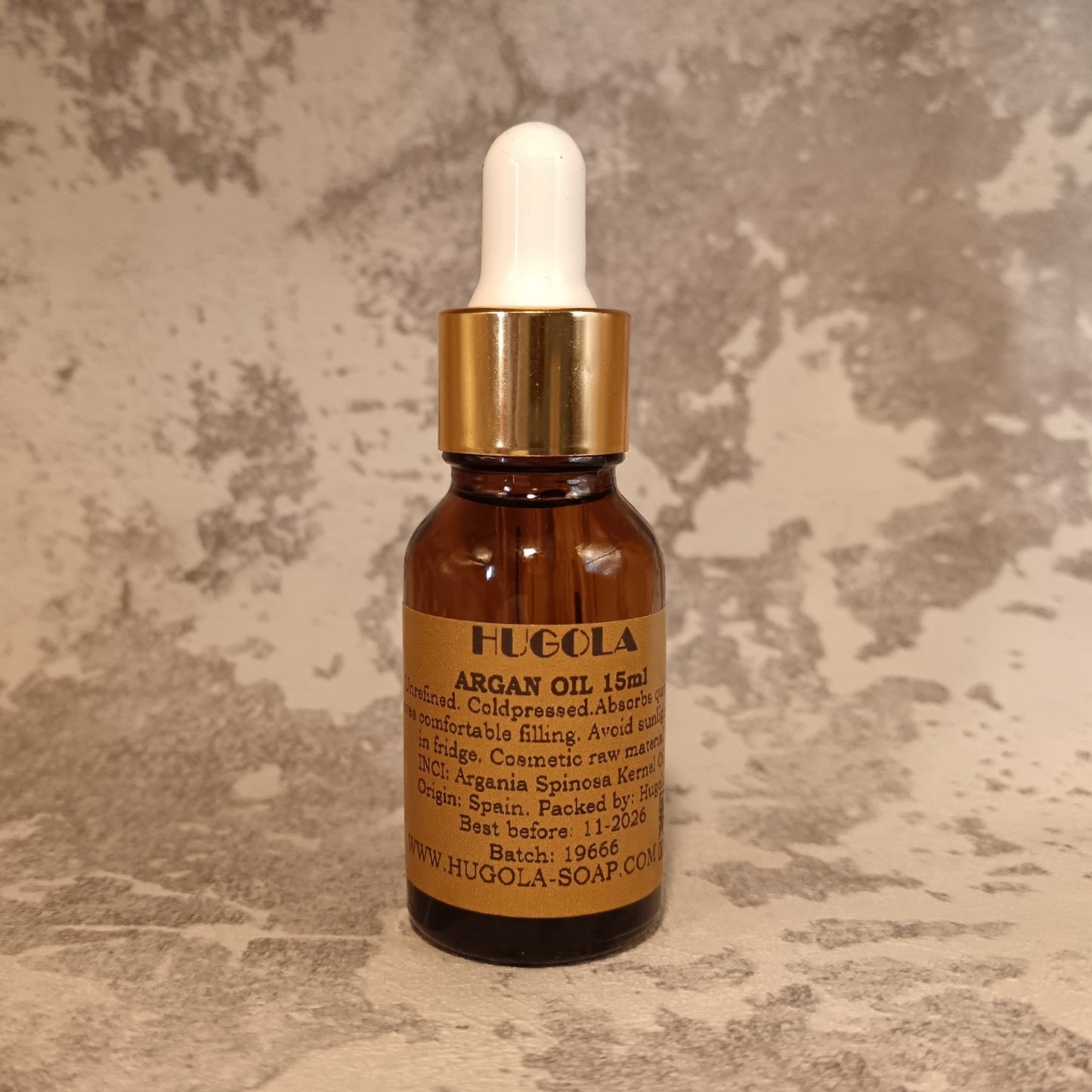 15ml argan oil dropper bottle for hair shine and skin hydration