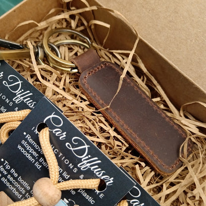 Close up to car key holder