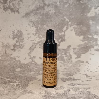 5ml hemp seed oil mini bottle for calming face oil
