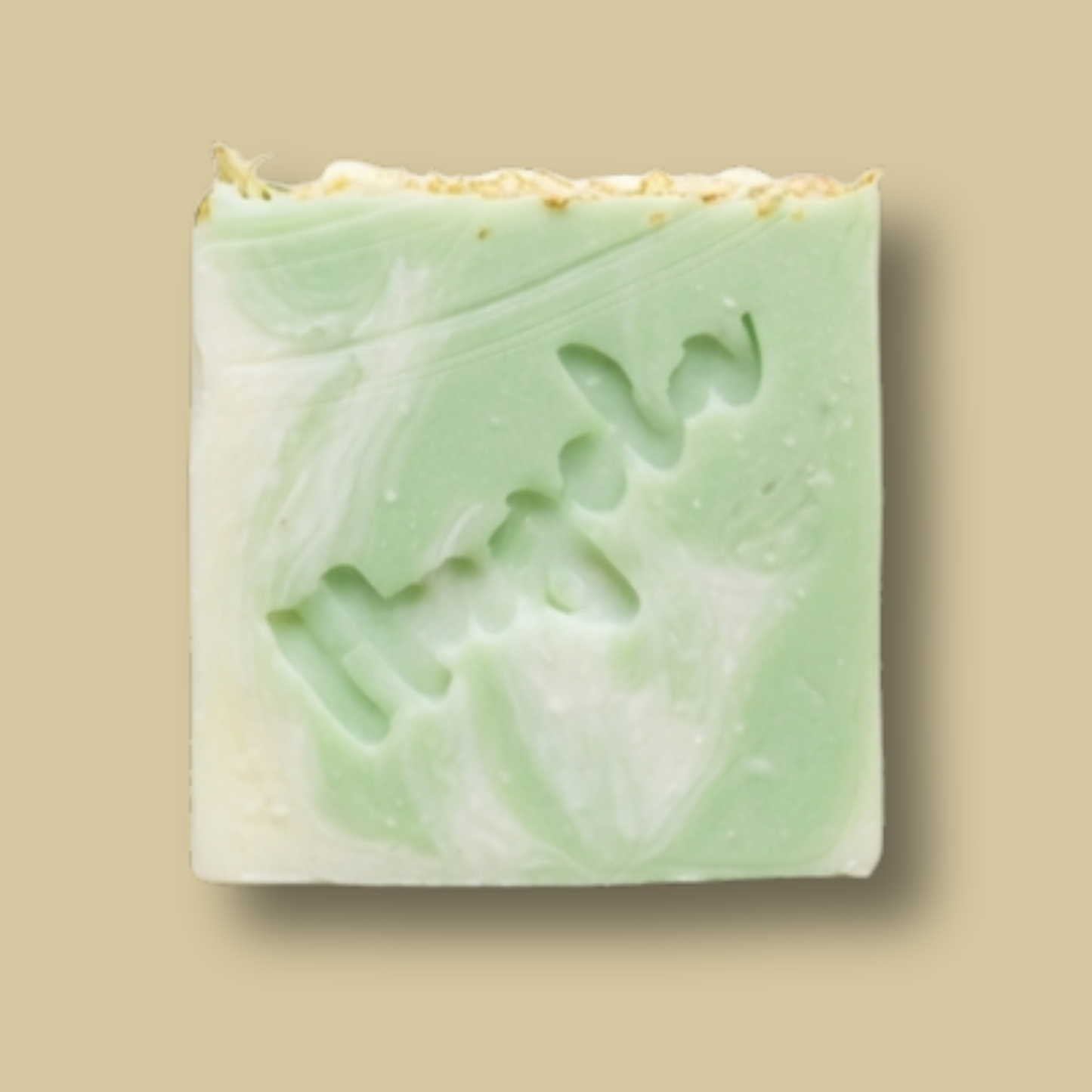Emerald Jasmin handmade floral soap by Hugola with jasmine fragrance