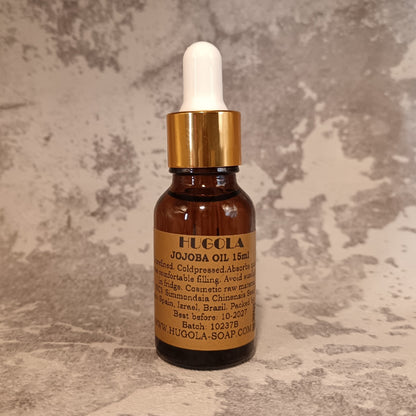 15ml jojoba oil dropper bottle for balancing face and scalp