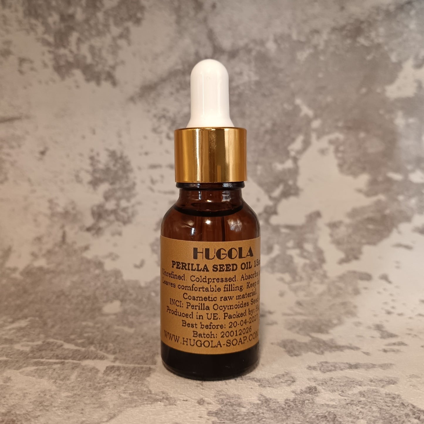 15ml perilla oil dropper bottle for sensitive and acne-prone skin