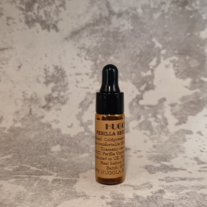 5ml natural perilla oil for face in glass dropper bottle