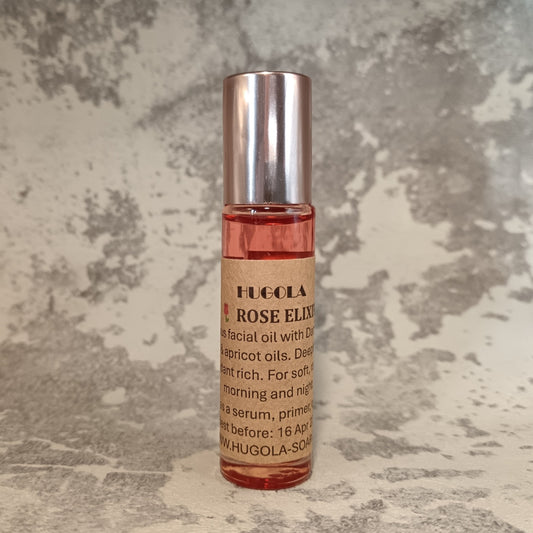 9ml rose elixir roll-on bottle for face oil